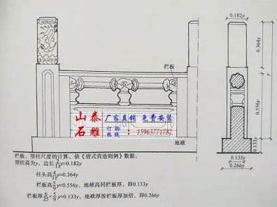 石雕欄桿、石拱橋、石欄桿
