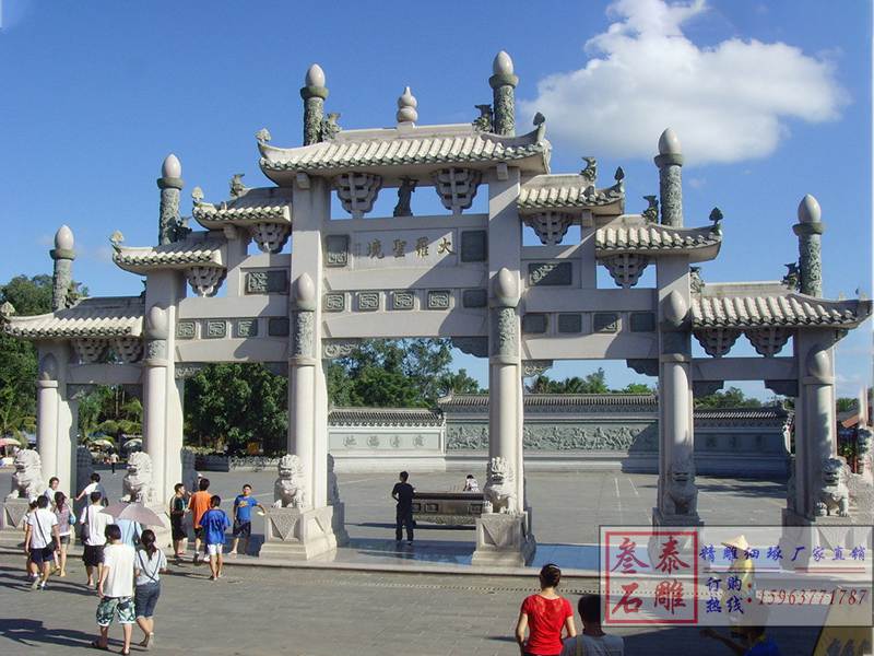 石雕欄桿、石拱橋、石欄桿