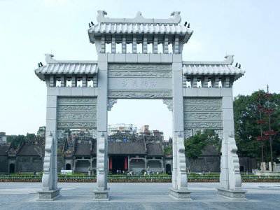 石雕欄桿、石拱橋、石欄桿