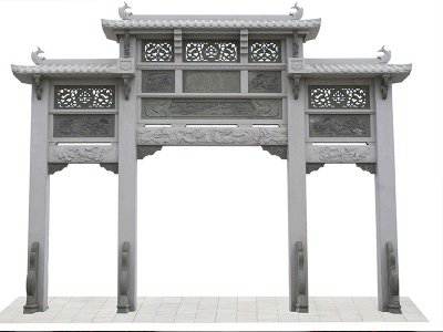 石雕欄桿、石拱橋、石欄桿