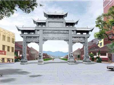 石雕欄桿、石拱橋、石欄桿