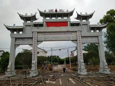 石雕欄桿、石拱橋、石欄桿