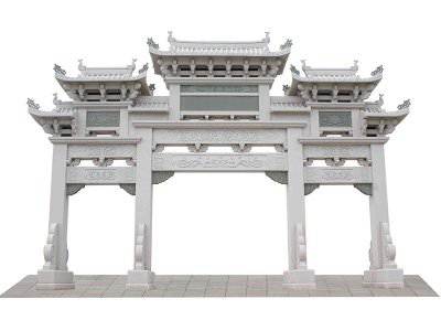石雕欄桿、石拱橋、石欄桿