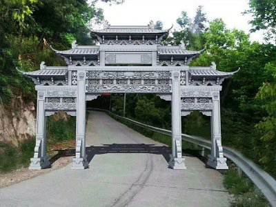 石雕欄桿、石拱橋、石欄桿