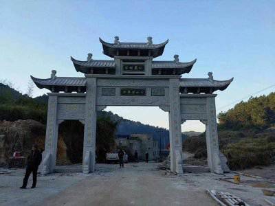 石雕欄桿、石拱橋、石欄桿