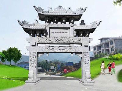 石雕欄桿、石拱橋、石欄桿