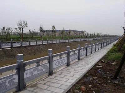 石雕欄桿、石拱橋、石欄桿