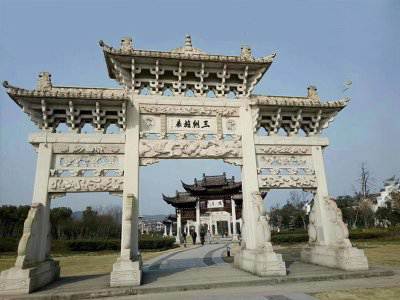 石雕欄桿、石拱橋、石欄桿