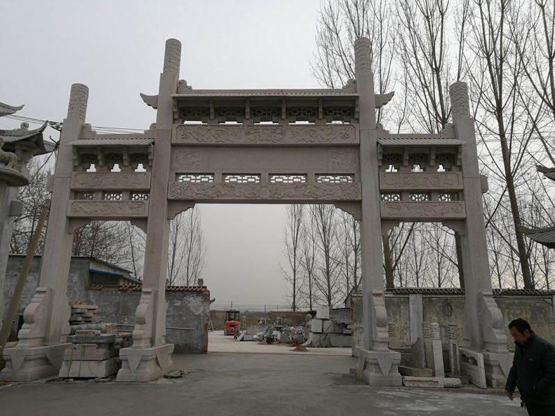 花崗巖石牌坊
