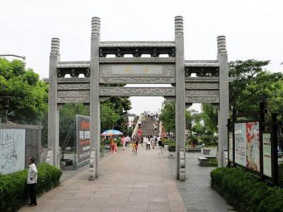 石雕欄桿、石拱橋、石欄桿