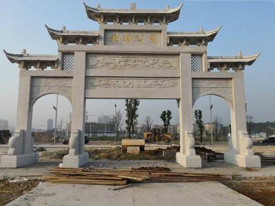 石雕欄桿、石拱橋、石欄桿