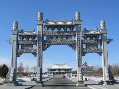 石雕欄桿、石拱橋、石欄桿
