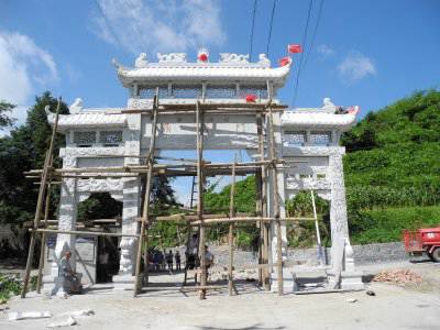 石雕欄桿、石拱橋、石欄桿