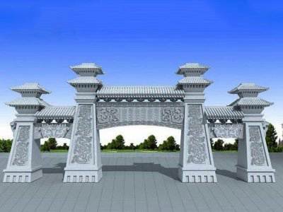 石雕欄桿、石拱橋、石欄桿