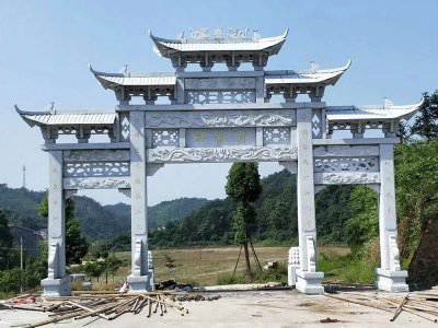 石雕欄桿、石拱橋、石欄桿