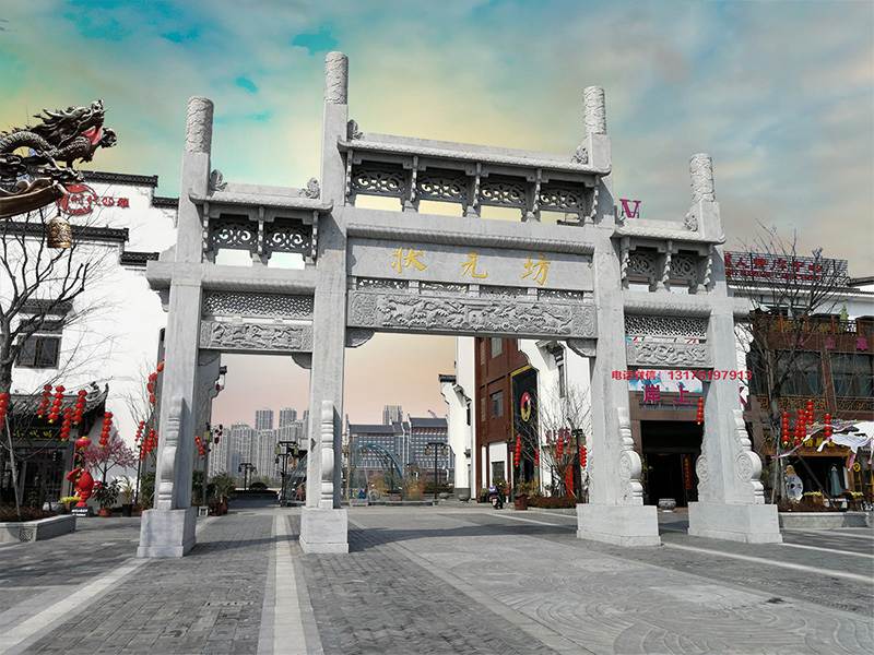 農(nóng)村石牌坊