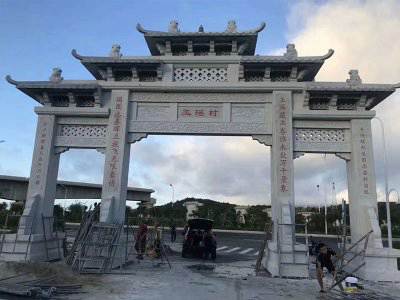 石雕欄桿、石拱橋、石欄桿