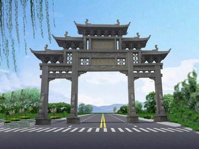 石雕欄桿、石拱橋、石欄桿