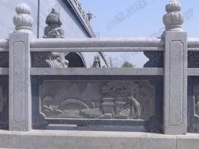 石雕欄桿、石拱橋、石欄桿