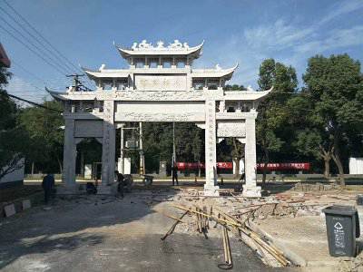 石雕欄桿、石拱橋、石欄桿