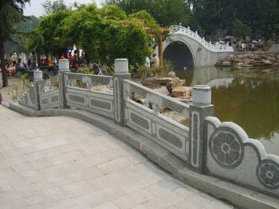 石雕欄桿、石拱橋、石欄桿