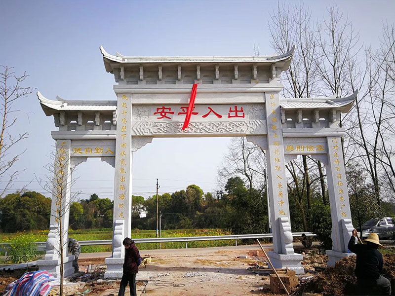 石雕欄桿、石拱橋、石欄桿