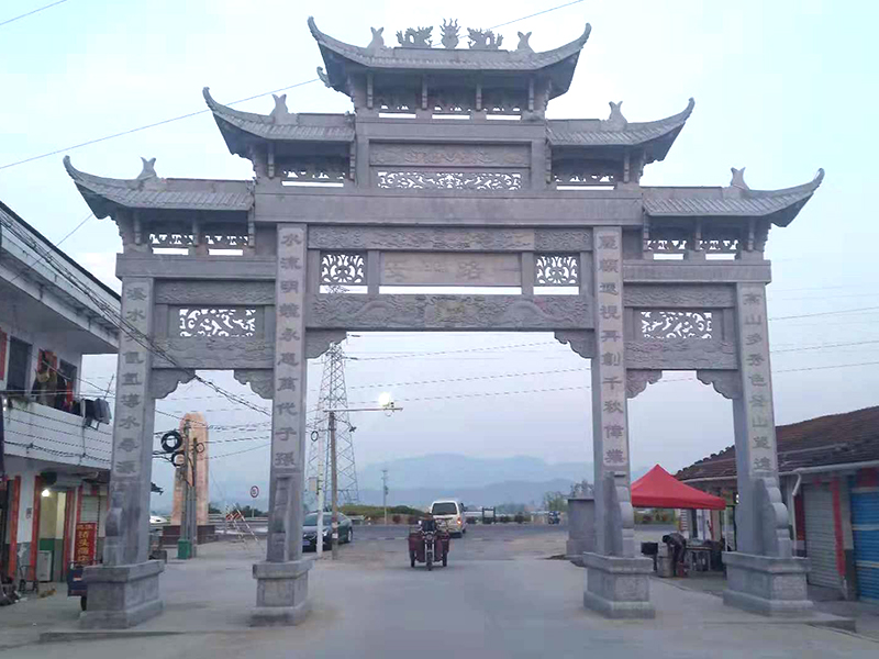 石雕欄桿、石拱橋、石欄桿
