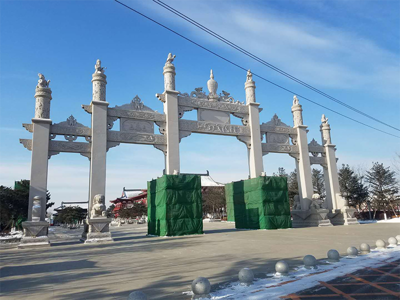 石雕欄桿、石拱橋、石欄桿
