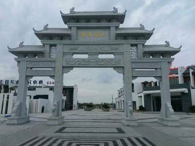 石雕欄桿、石拱橋、石欄桿