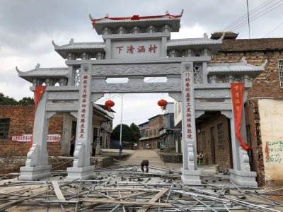 石雕欄桿、石拱橋、石欄桿